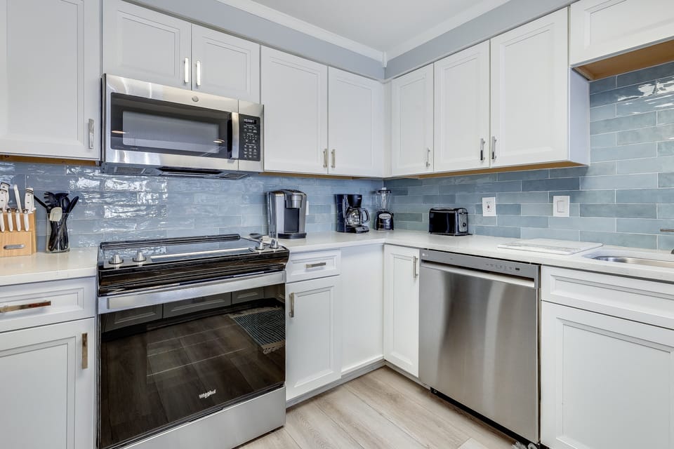 Updated modern kitchen