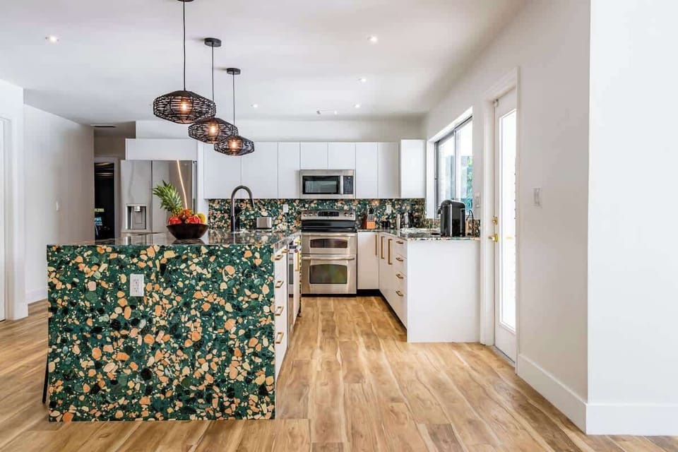  Cook, connect, and create memories — this fully stocked kitchen is ready for anything from morning coffee to family feasts.
