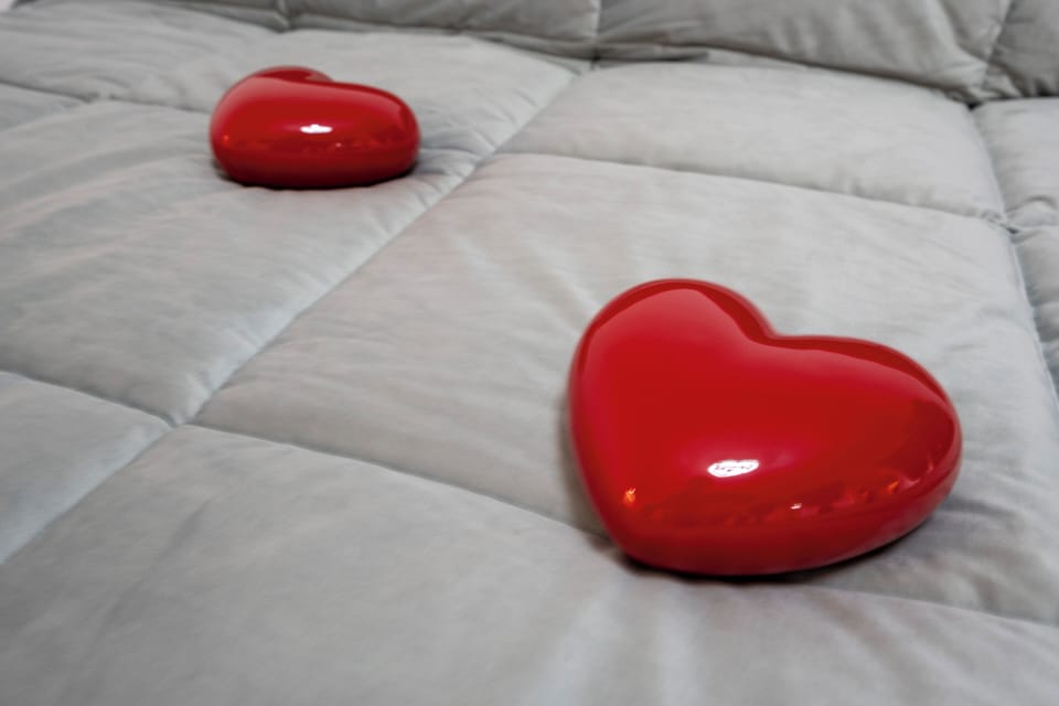 Romantic Double Room, 1 King Bed, Jetted Tub | Premium bedding, down comforters, memory foam beds, free minibar