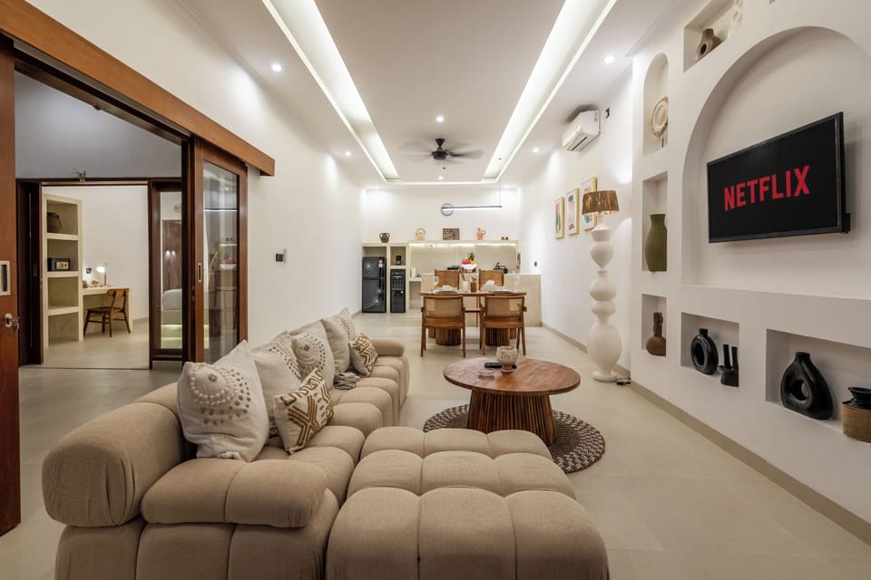 Villa, 2 Bedrooms, Pool View | Living area