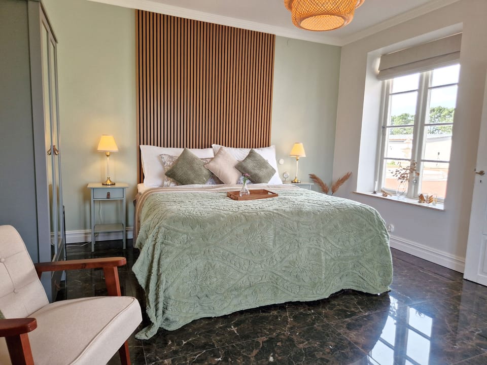 Deluxe Double Room, 1 King Bed, Private Bathroom, Garden View | Minibar, free WiFi, bed sheets