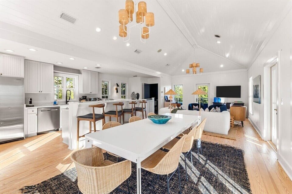 Keep an eye on all the action with the open floor plan