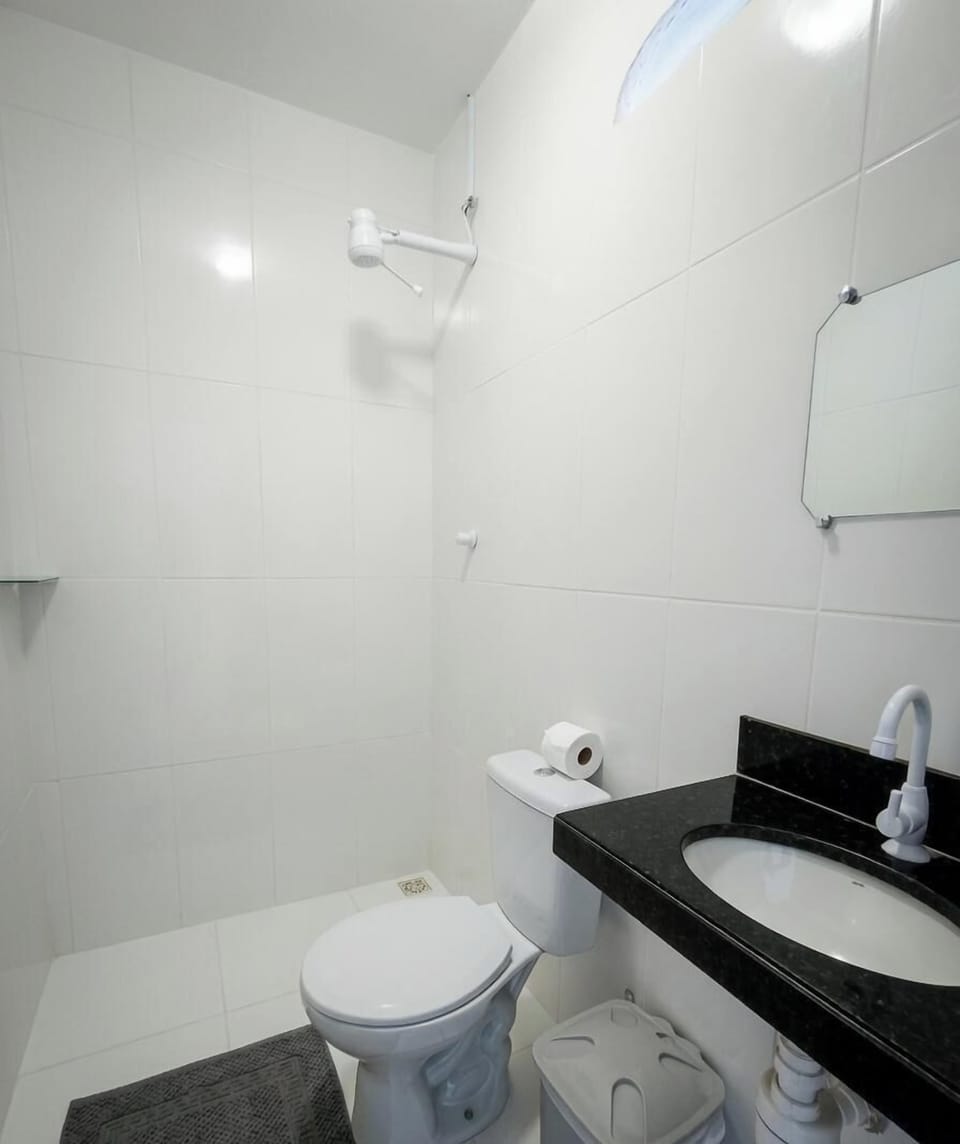 Standard Double Room | Bathroom | Shower, towels, soap, toilet paper