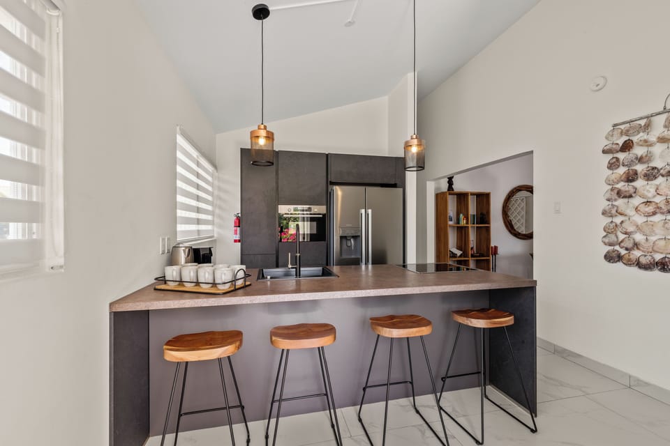 Luxury kitchen with cooking island