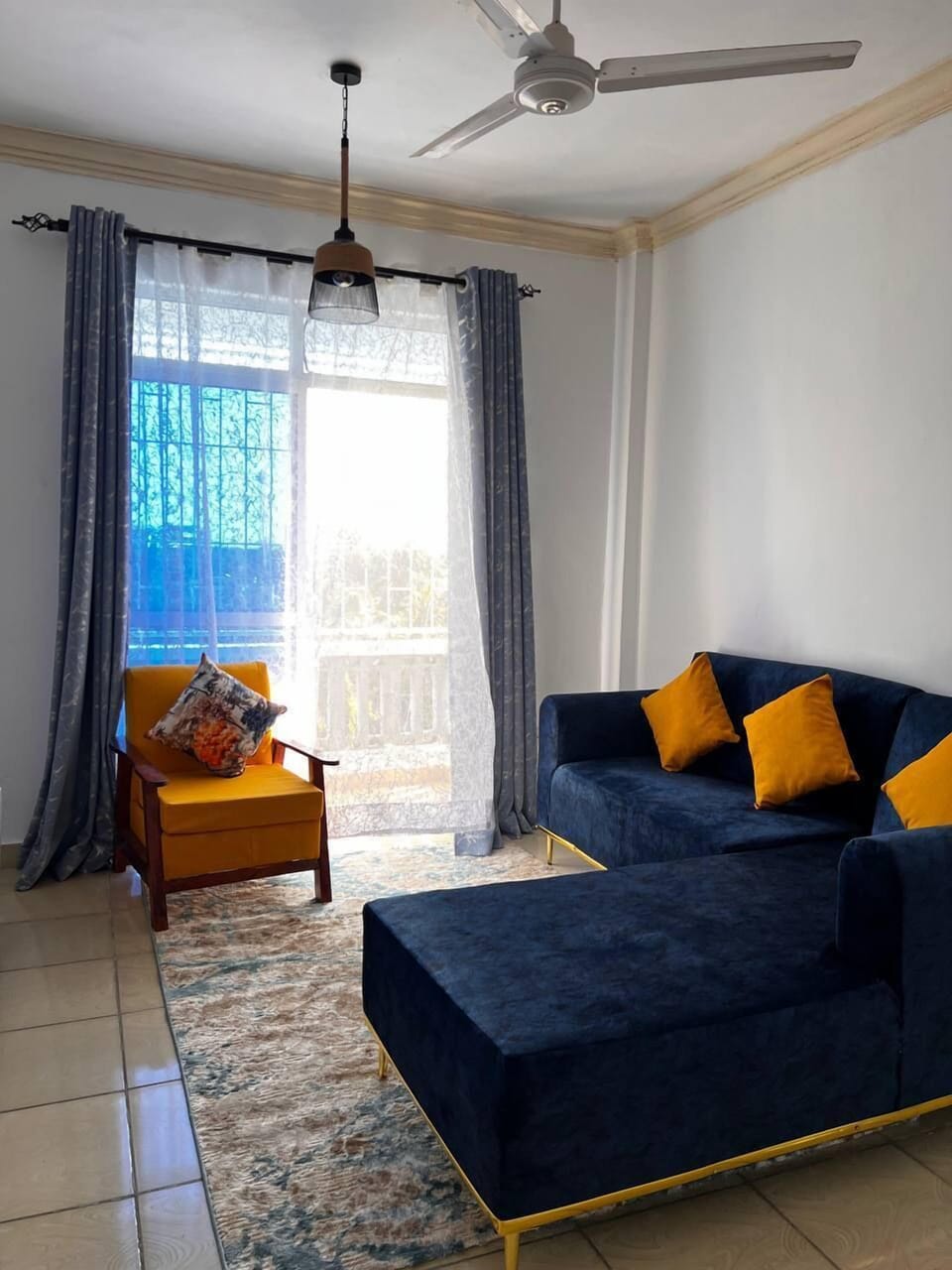Deluxe Apartment, Balcony, City View | Living area | 24-inch Smart TV with digital channels