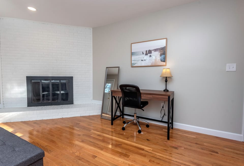 Office chair and desk for remote working