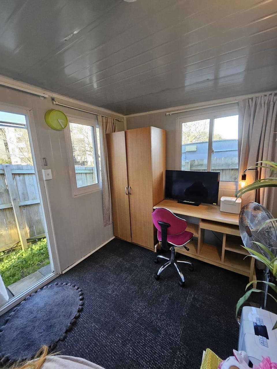 Classic Cabin, 1 Queen Bed | Desk, laptop workspace, free WiFi