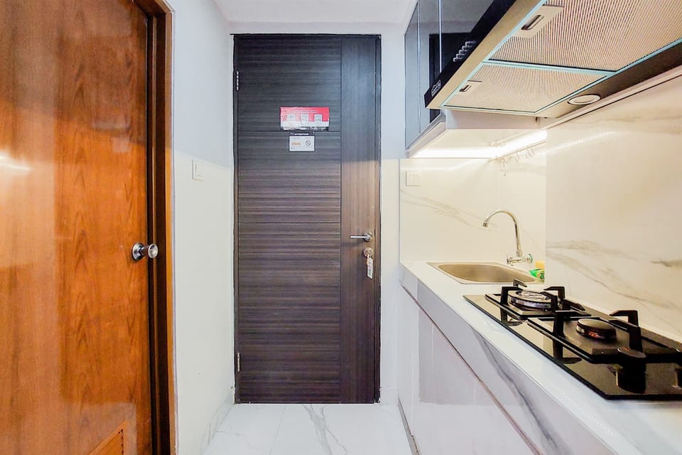 Deluxe Studio | Private kitchen | Fridge, stovetop, rice cooker