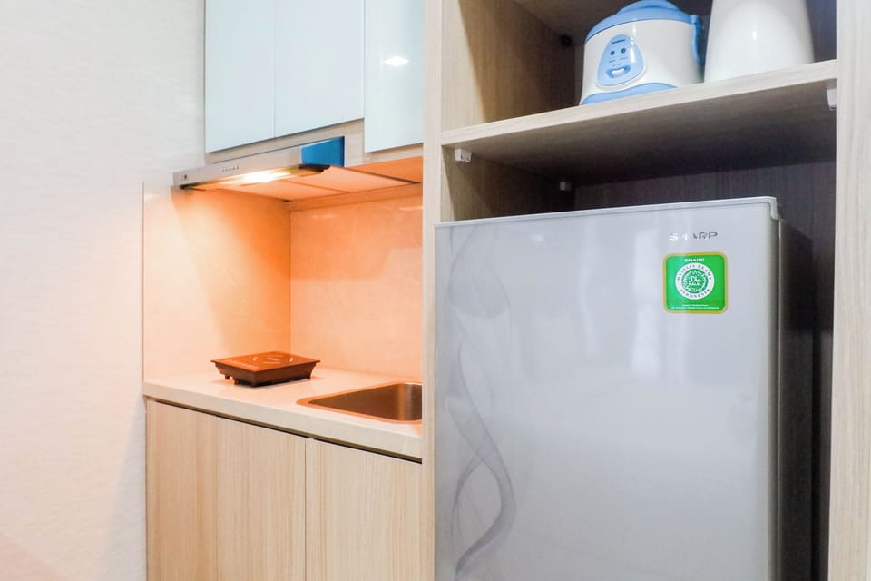 Deluxe Studio | Private kitchen | Fridge, stovetop, rice cooker
