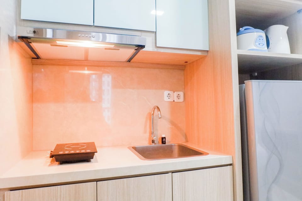 Deluxe Studio | Private kitchen | Fridge, stovetop, rice cooker