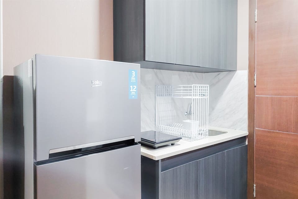 Deluxe Studio | Private kitchen | Fridge, stovetop, rice cooker