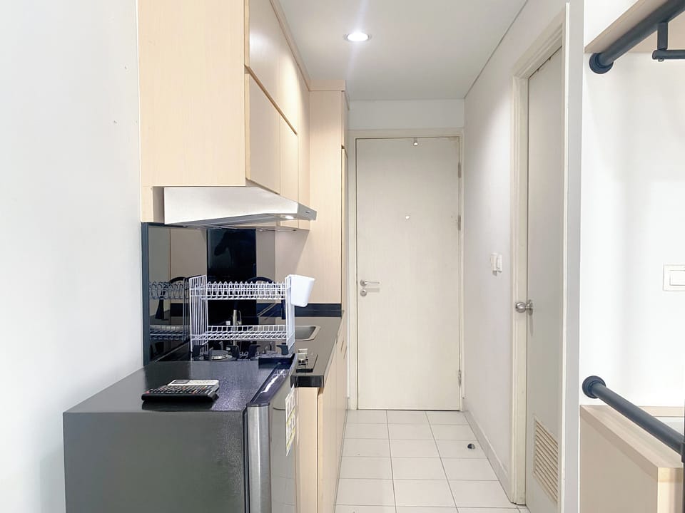 Deluxe Studio | Private kitchen | Fridge, stovetop, rice cooker