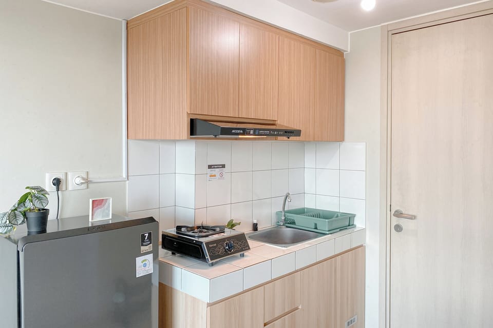 Deluxe Studio | Private kitchen | Fridge, stovetop, rice cooker