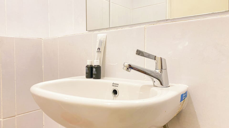 Deluxe Studio | Bathroom | Shower, free toiletries, towels, soap
