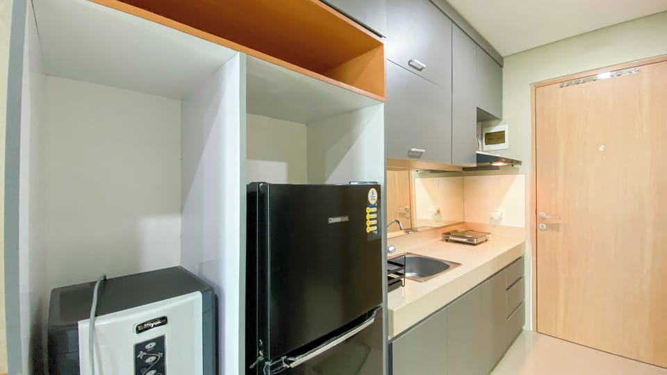 Deluxe Studio | Private kitchen | Fridge, stovetop, rice cooker
