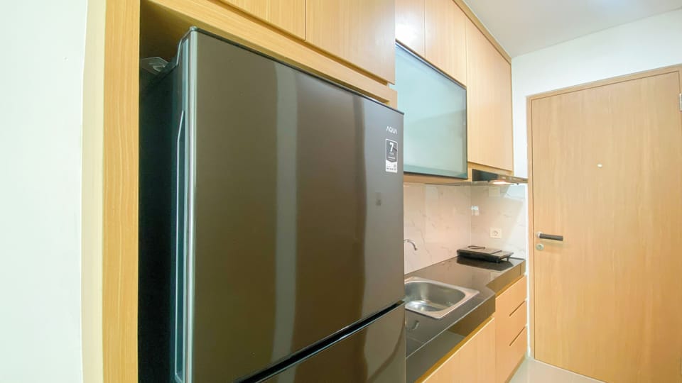 Deluxe Studio | Private kitchen | Fridge, stovetop, rice cooker