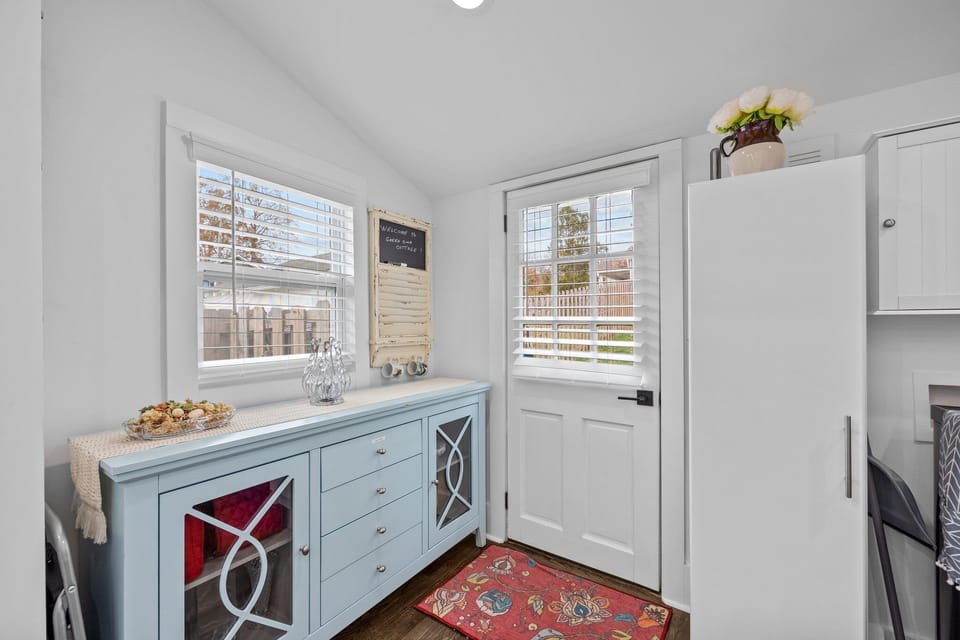 Access to Patio is through the Back Door