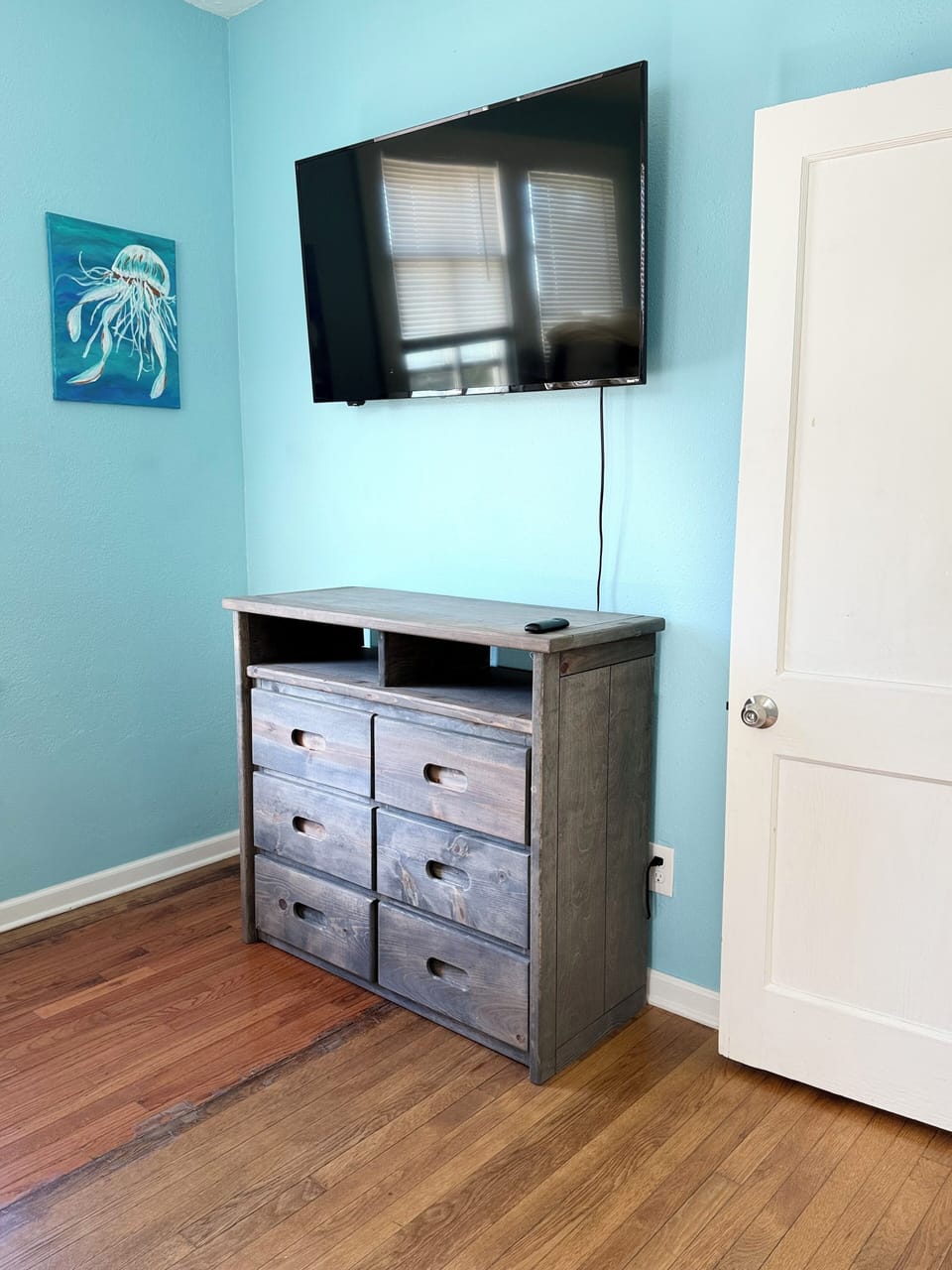 guest room with plenty of storage space