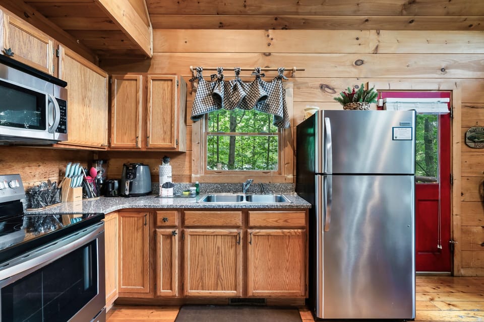 New appliances in open kitchen