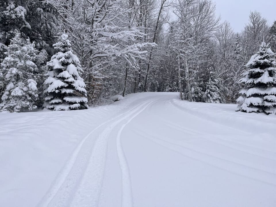 Snowmobile VAST trail is minutes away