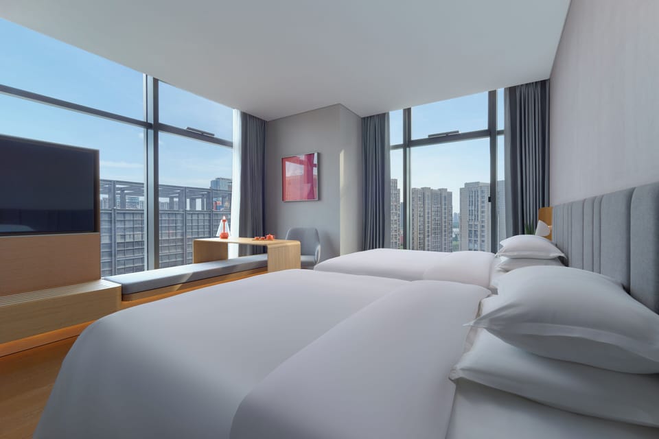 Superior Twin Room, City View | View from room