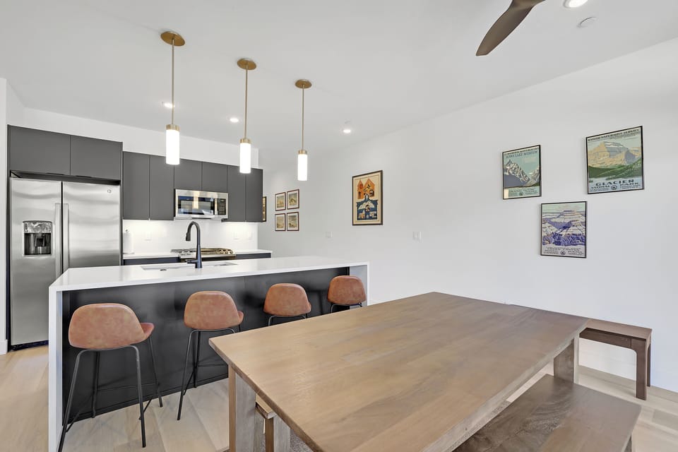 Kitchen and Dining Area