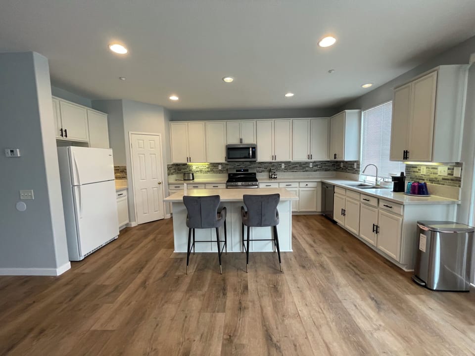 Big kitchen for you to cook  your delicious food. Feel like at home