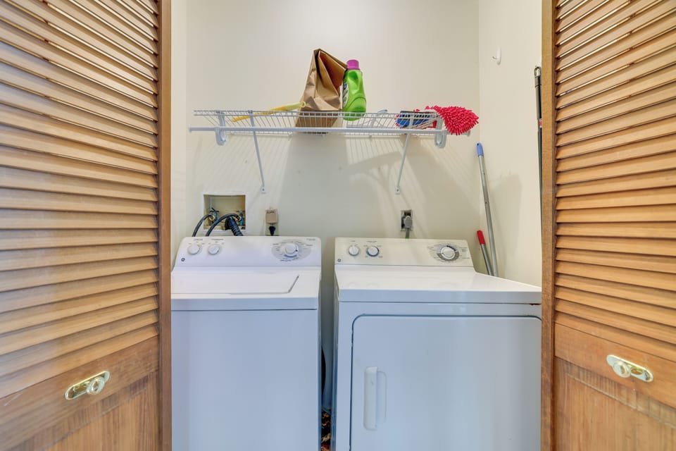 Laundry Area | Washer/Dryer | Laundry Detergent | Iron/Board