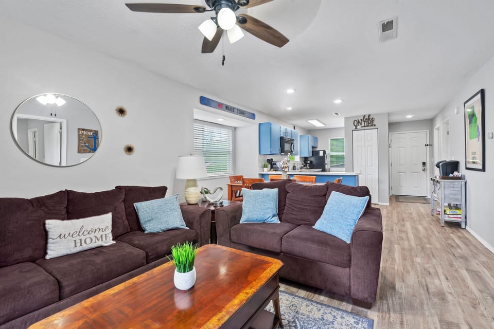 Comfortable living space for relaxing and spending time together.