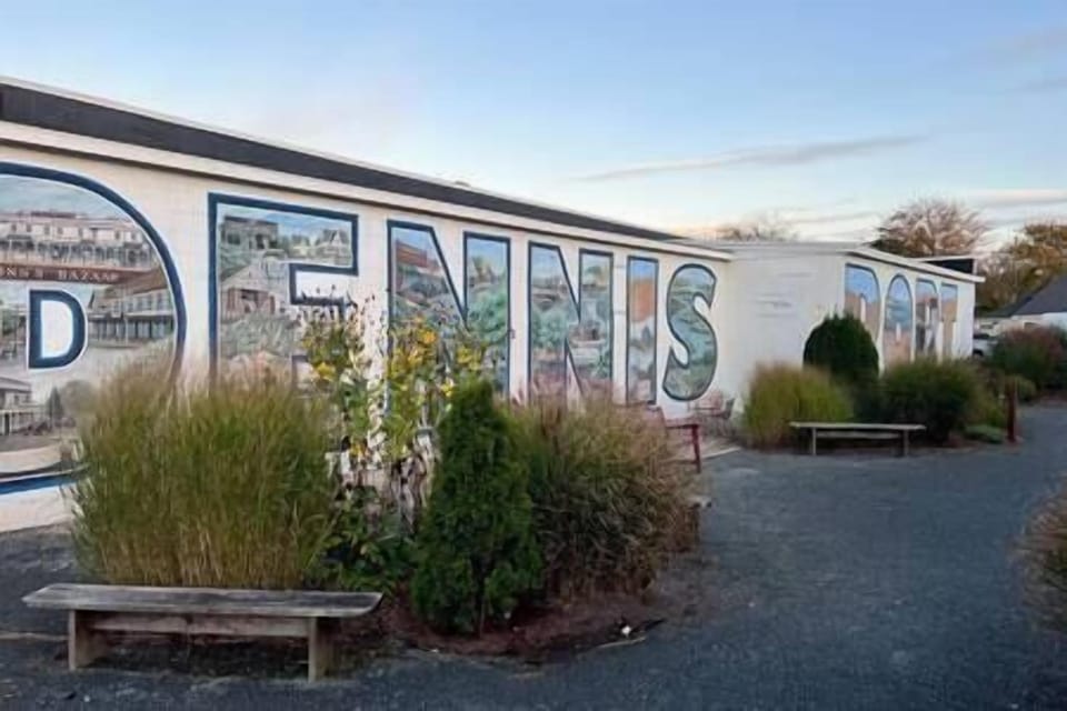 Downtown Dennis Port mural - 4min (1.4mi) drive from cottage