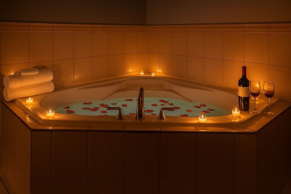 Suite | Bathroom | Combined shower/tub, hair dryer, towels, soap