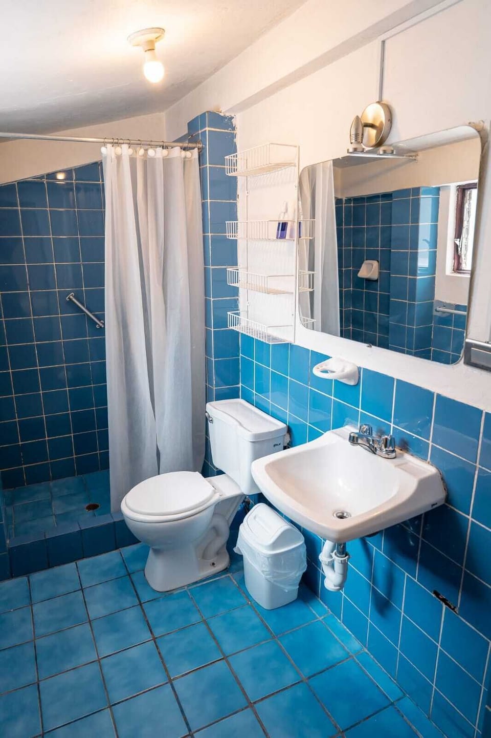 Soap, shampoo, toilet paper