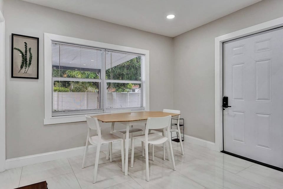 Comfortable Dining Space with Natural Light