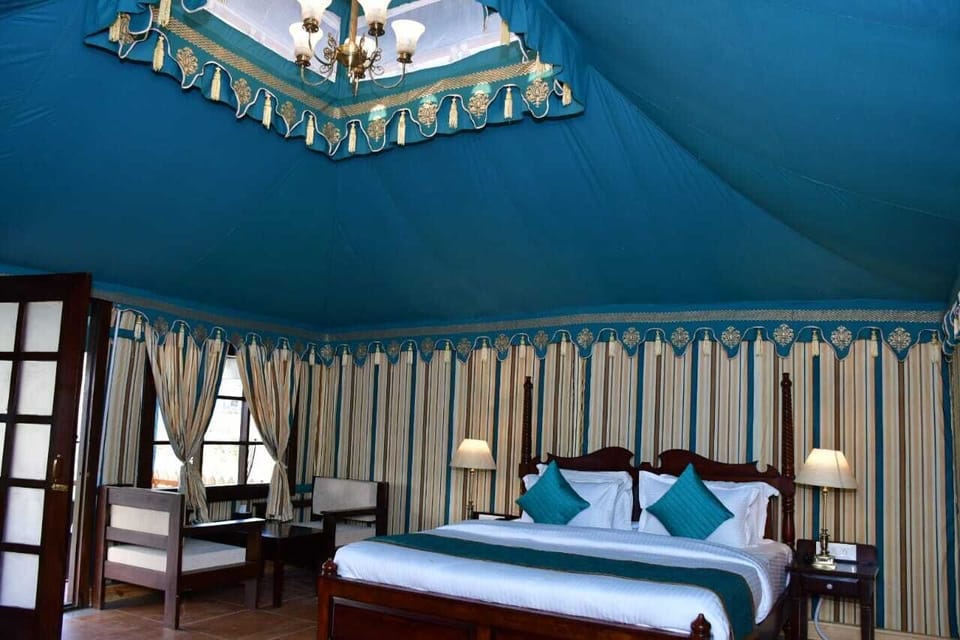 Luxury Tent, Balcony, Mountain View | 1 bedroom, in-room safe, desk, laptop workspace