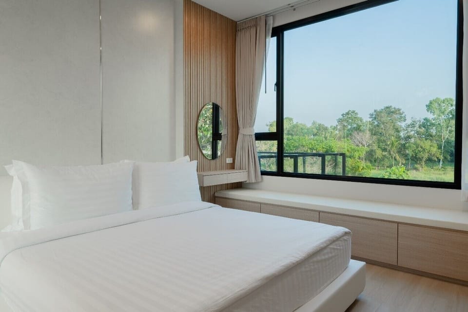 Deluxe Villa, 3 Bedrooms, Pool View | View from room