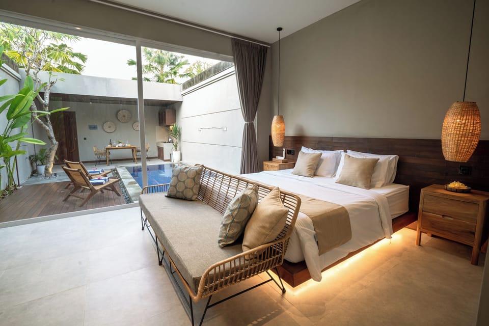 One Bedroom Private Pool Villa | 1 bedroom, free WiFi, bed sheets