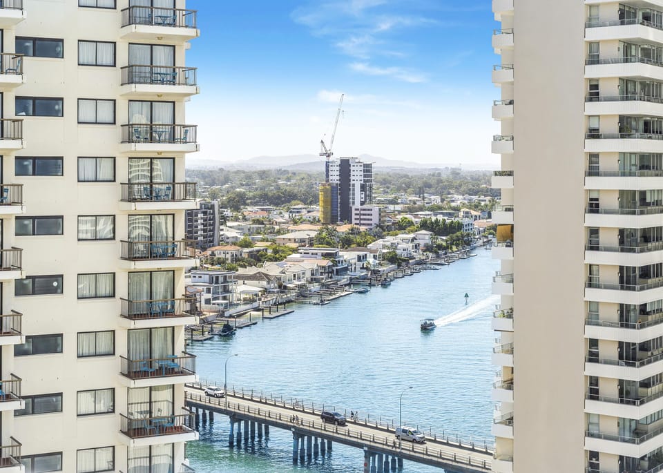 Enjoy the stunning river view from your bedroom