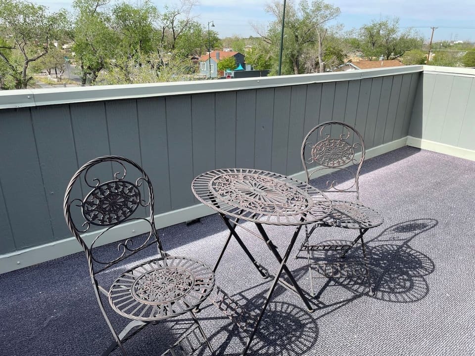 Private balcony.