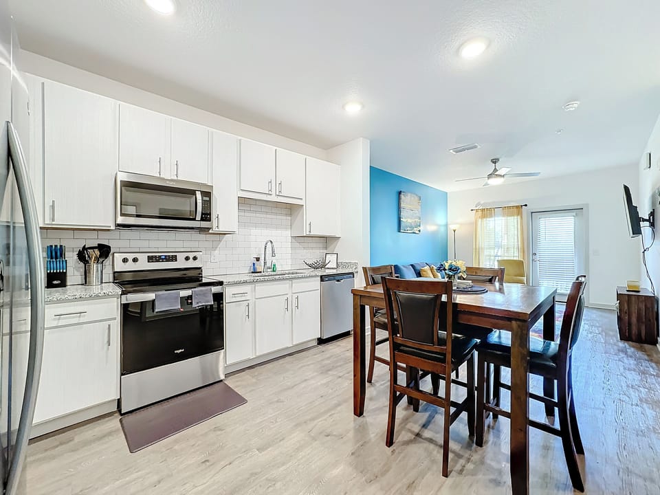 A Feast for the Senses: Immerse yourself in a culinary haven, our full kitchen.