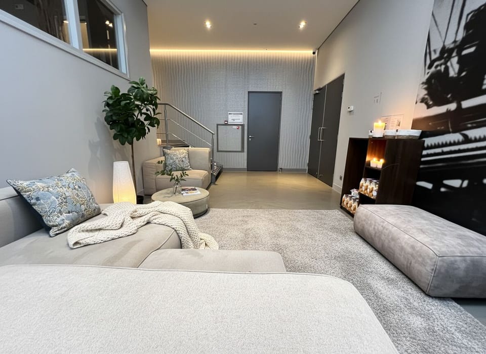 Spacious communal space.
