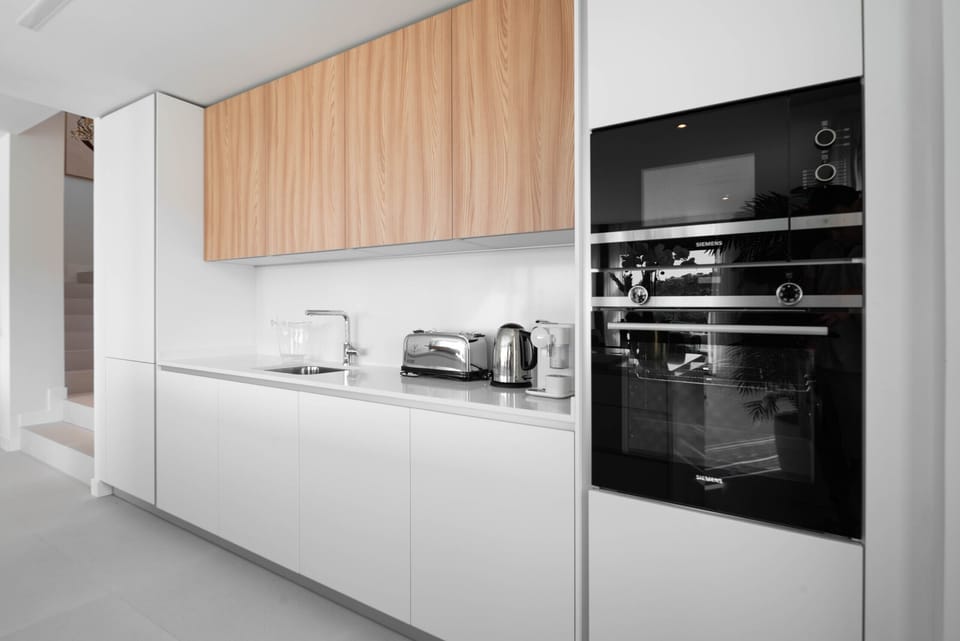 Modern kitchen with everything you need to cook and feel at home during your holiday in Villa Soul 17 for holiday rental.