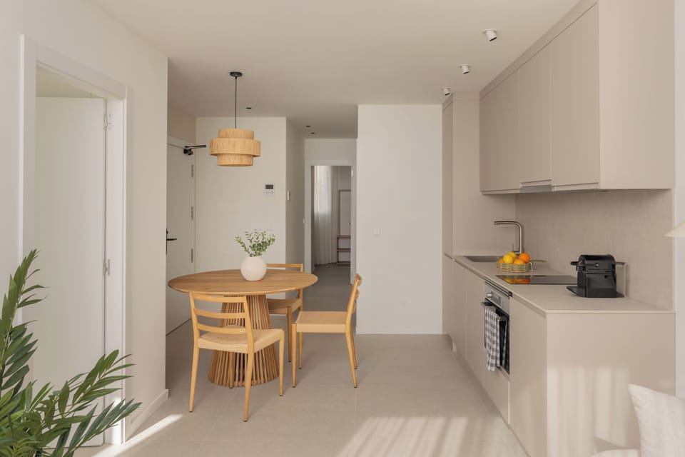 Apartment, 2 Bedrooms | Private kitchen | Fridge, microwave, stovetop, dishwasher
