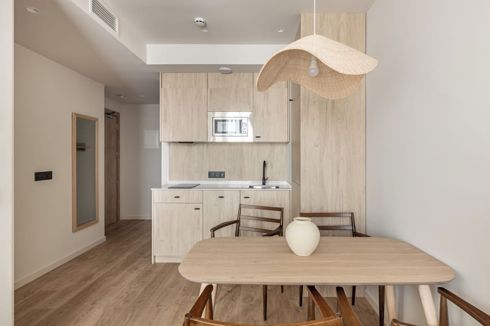 Apartment, 1 Bedroom | Private kitchen | Fridge, microwave, stovetop, dishwasher