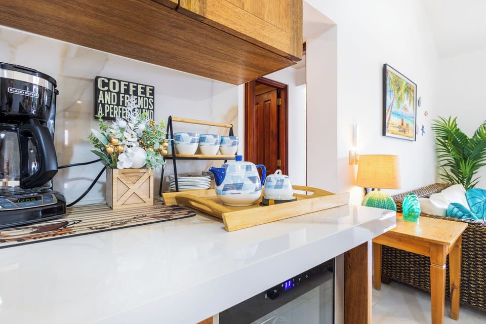 Family Apartment, Resort View | Private kitchen | Coffee/tea maker, toaster, highchair, blender