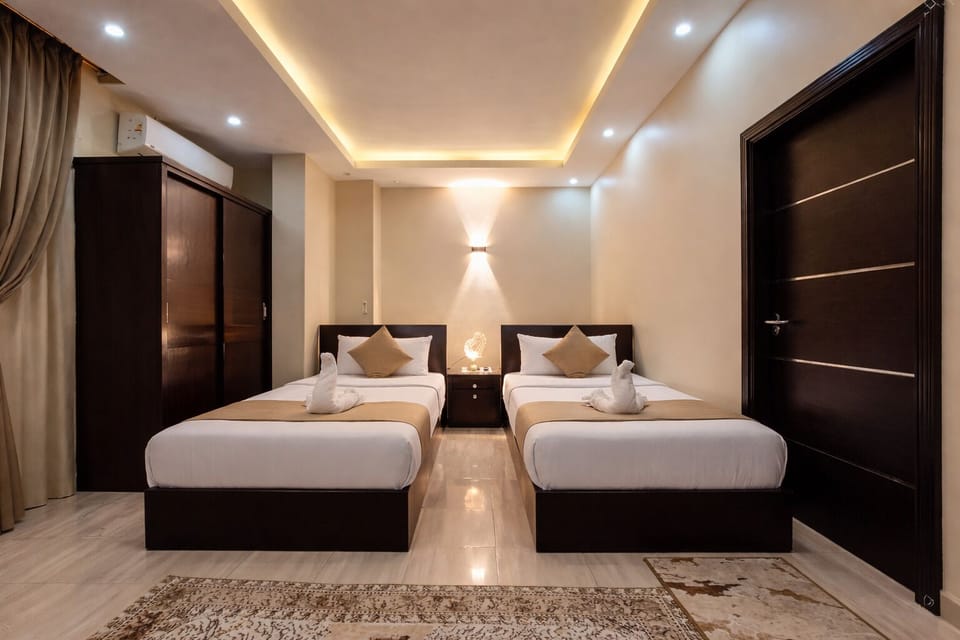 Deluxe Double or Twin Room, Mountain View | Premium bedding, memory foam beds, minibar, individually decorated