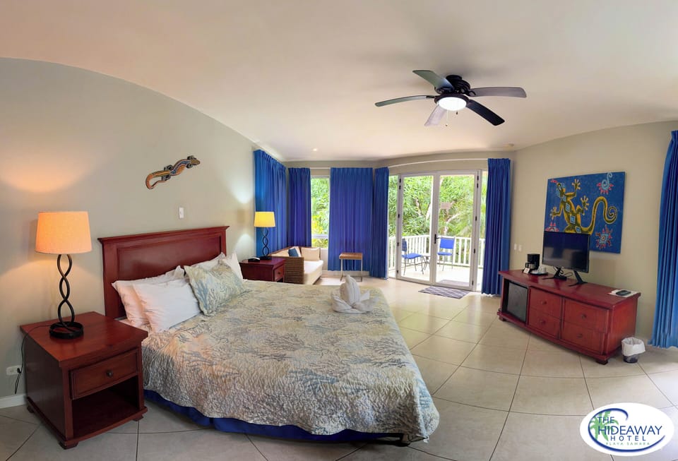 Deluxe King Room | In-room safe, blackout drapes, soundproofing, iron/ironing board
