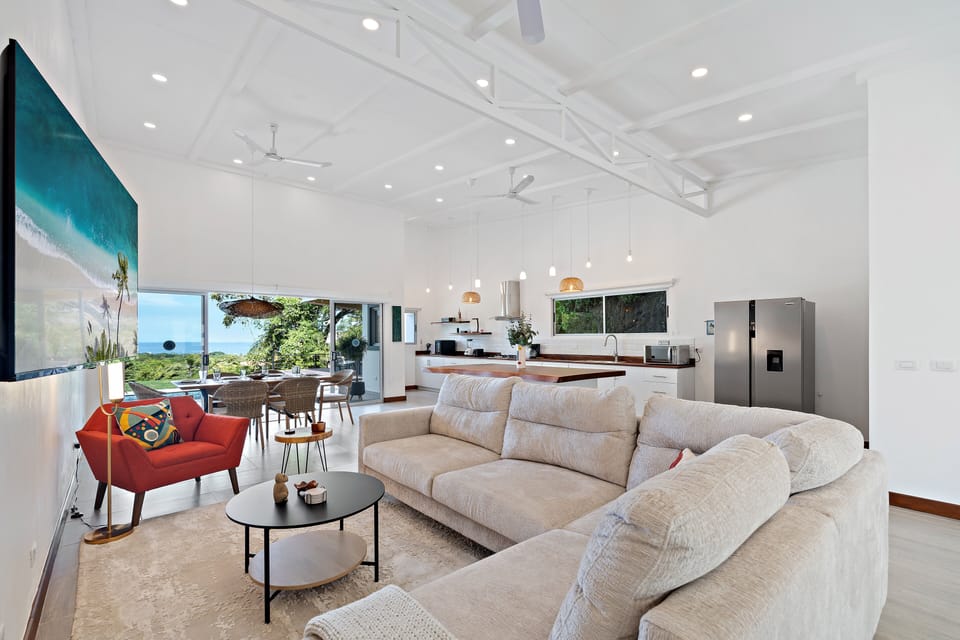 Enjoy open-concept living and stunning views at Villa Oceano