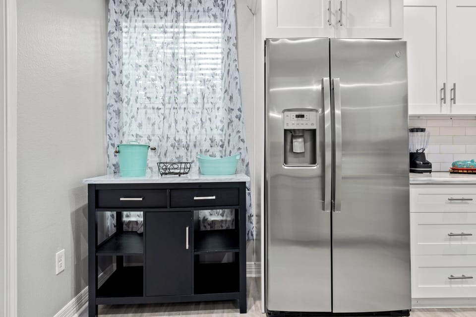 stainless steel appliances