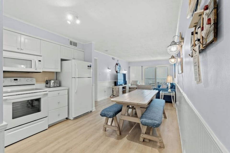 Sit together and enjoy a home cooked meal and chat about your fun-filled day!