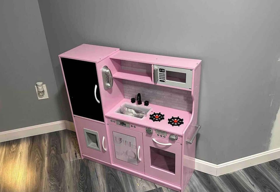 Awesome play kitchen for your children play time!!